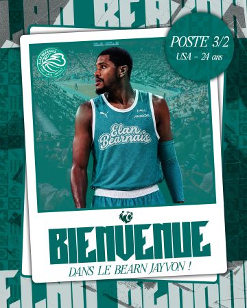 Bienvenue Jayvon ! 