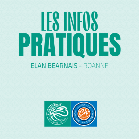 Les infos pratiques - EBPLO vs Roanne